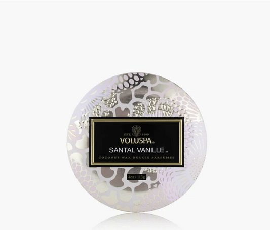 Santal Vanille Mini Tin Candle