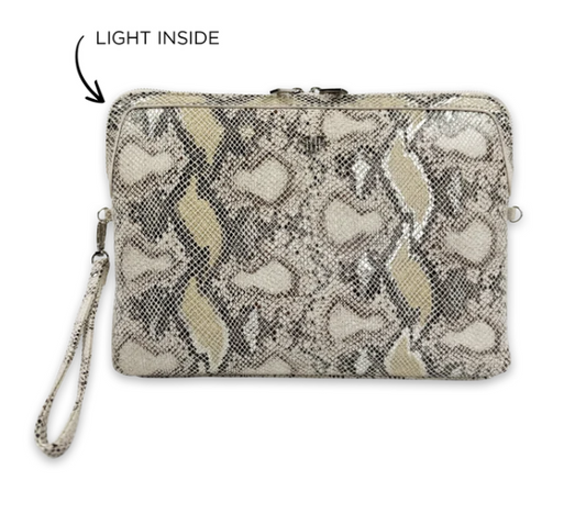 PurseN Litt Getaway Snake Skin Bag