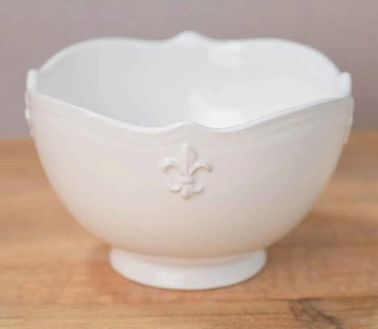 Royal Standard Lafleur Bowl White 5"