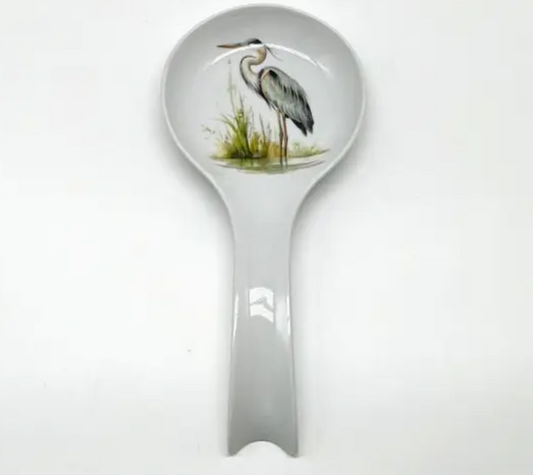 Blue Heron Spoon Rest