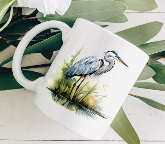 Blue Heron Coffee Mug