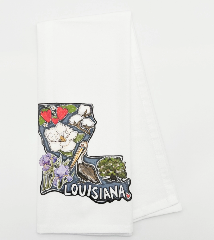 Louisiana Favorites Kitchen Towel