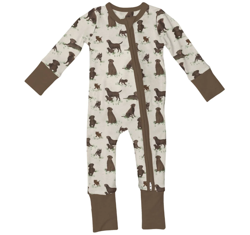 Goosies Lab Footed Onesie