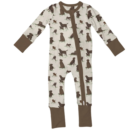 Goosies Lab Footed Onesie
