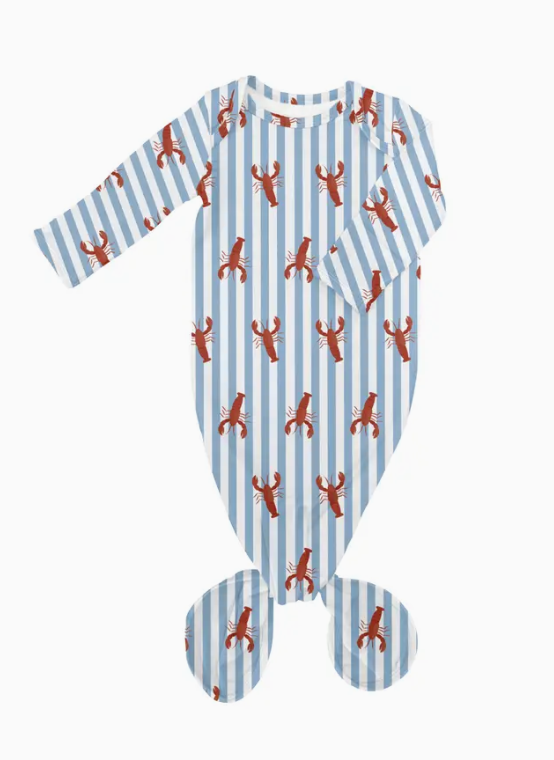 Goosies Crawfish Striped Knotted Gown