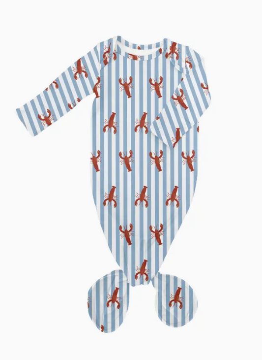 Goosies Crawfish Striped Knotted Gown