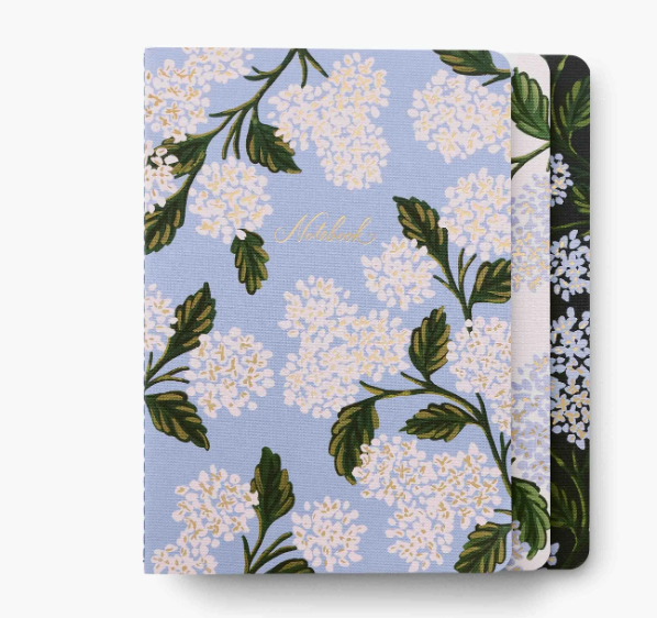 Rifle Paper Hydrangea Notebooks