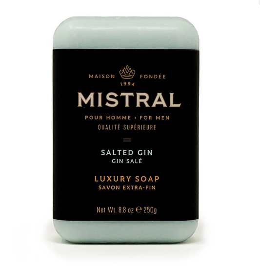 Mistral Bar Soap Salted Gin