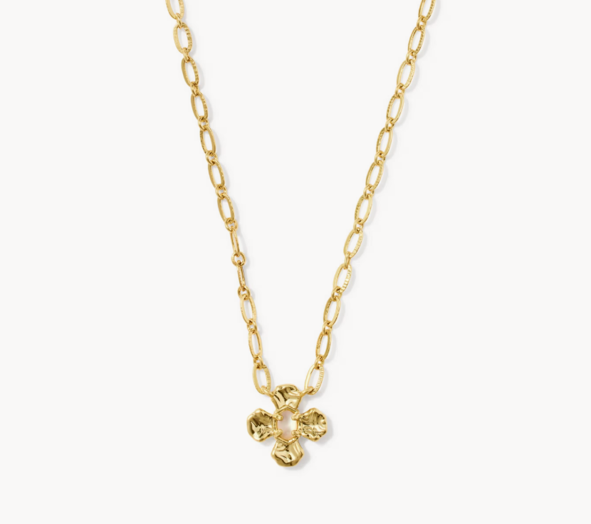 Kendra Scott Leanne Gold Short Pendant Necklace