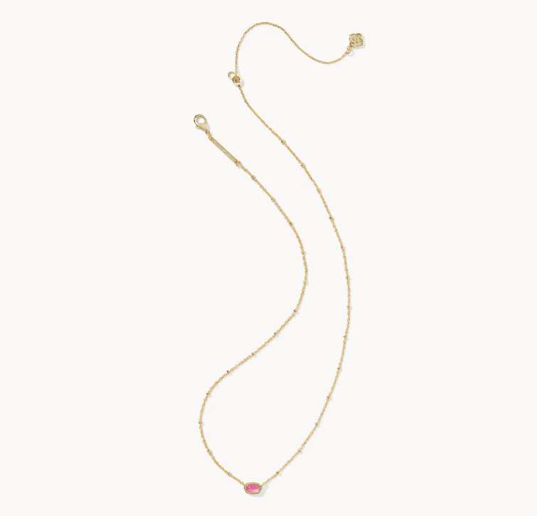 Kendra Scott Mini Elisa Gold Satellite Short Pendant Necklace
