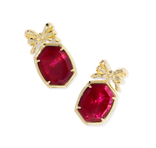 Kendra Scott Daphne Bow Gold Drop Earrings