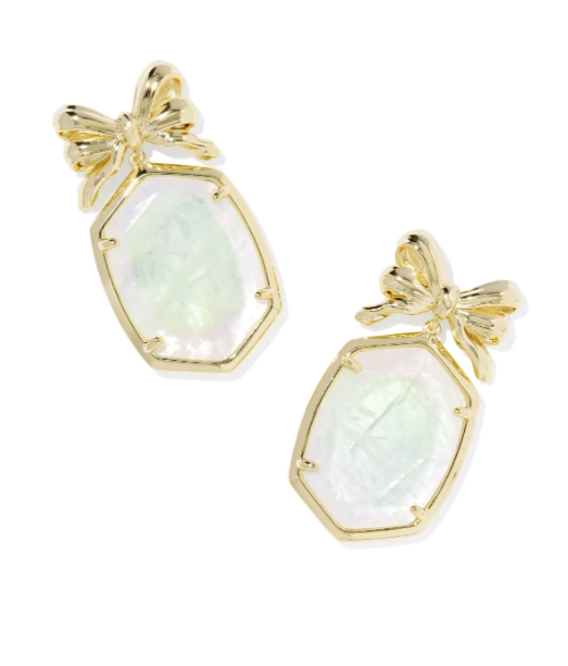Kendra Scott Daphne Bow Gold Drop Earrings