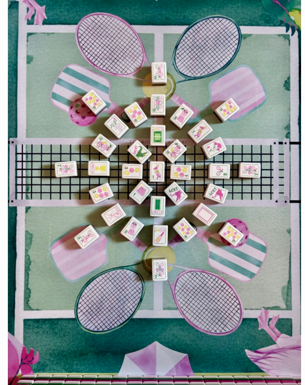 The Pelican Clubhouse Mahjong Tile Set