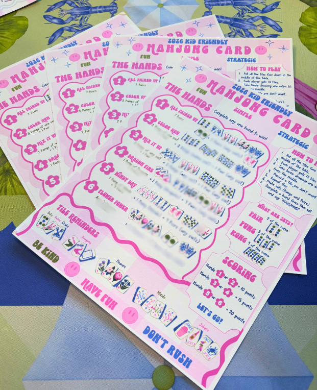 Petit Gator Kids Mahjong Card