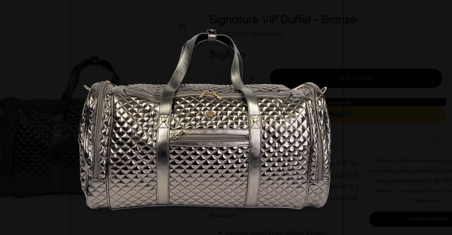 PurseN Duffle-Bronze