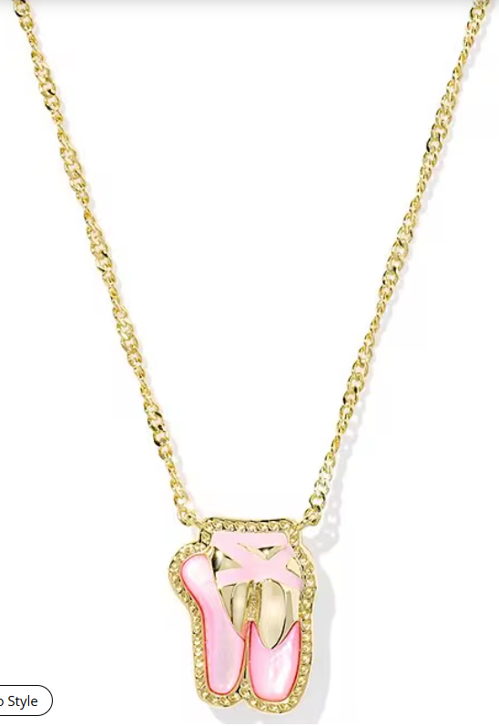 Kendra Scott Ballet Necklace-Pink