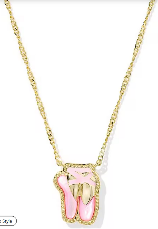 Kendra Scott Ballet Necklace-Pink