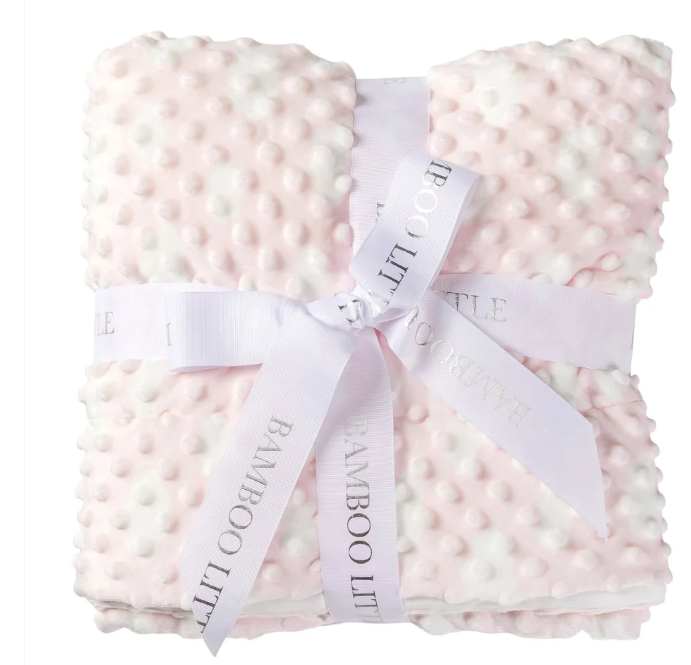 Bamboo Little Pink Cloud Blanket