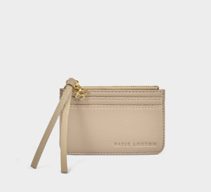 Katie Loxton Card Holder Gift Set- Light Taupe