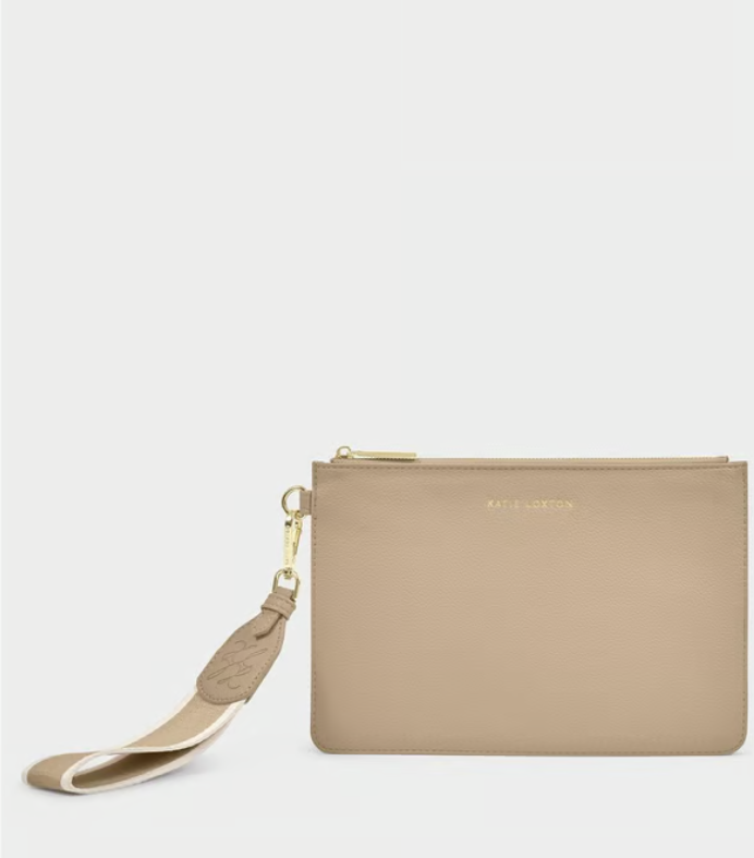 Katie Loxton Lottie Wristlet- Taupe