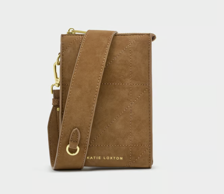 Katie Loxton Avery Slim Crossbody Caramel