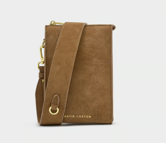 Katie Loxton Avery Slim Crossbody Caramel