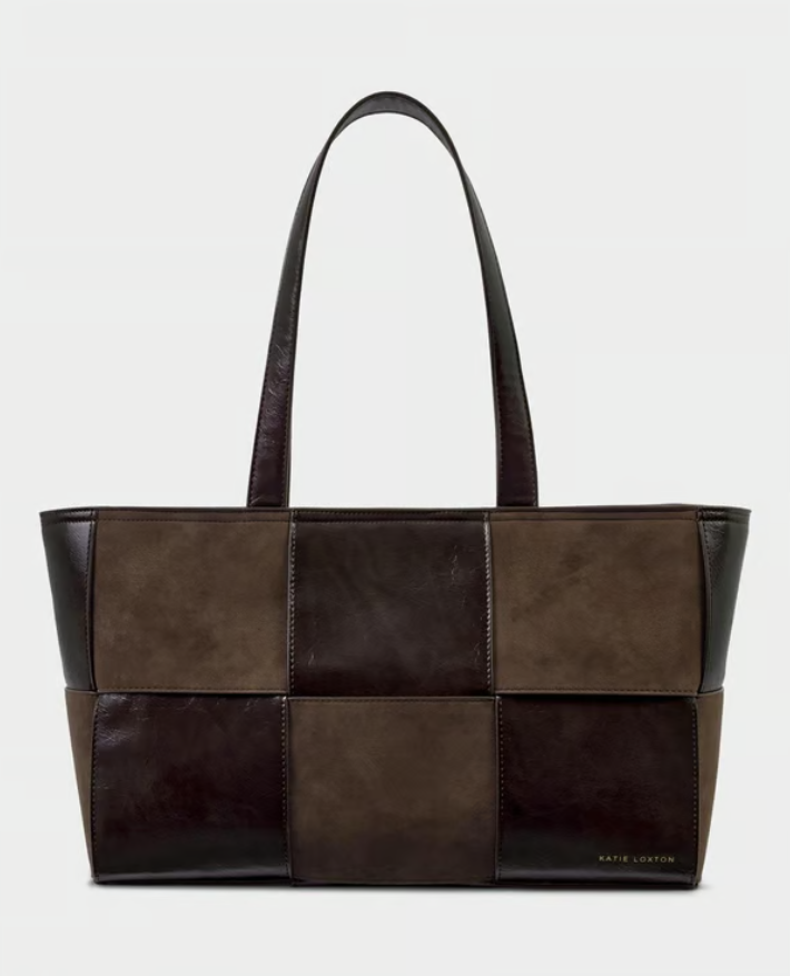 Katie Loxton Taya Tote Bag- Chocolate