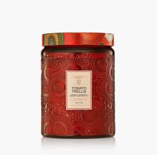 Voluspa Tomato Trellis Large Jar