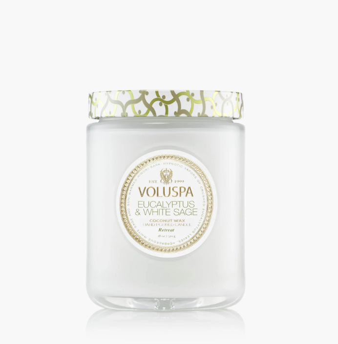 Voluspa Eucalyptus & White Sage Large Jar