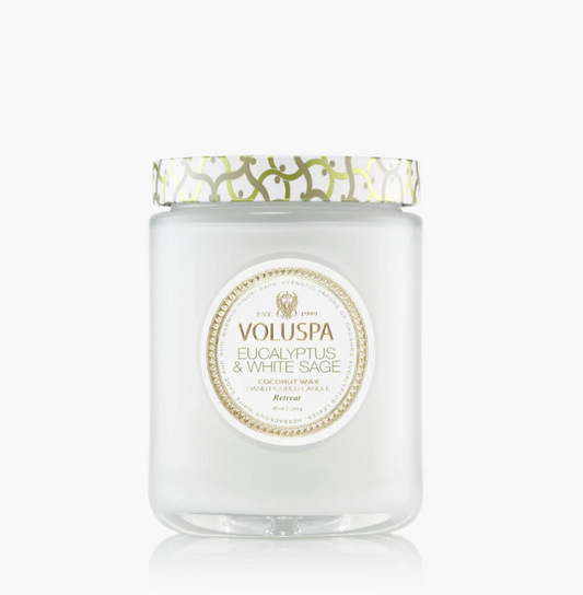 Voluspa Eucalyptus & White Sage Large Jar