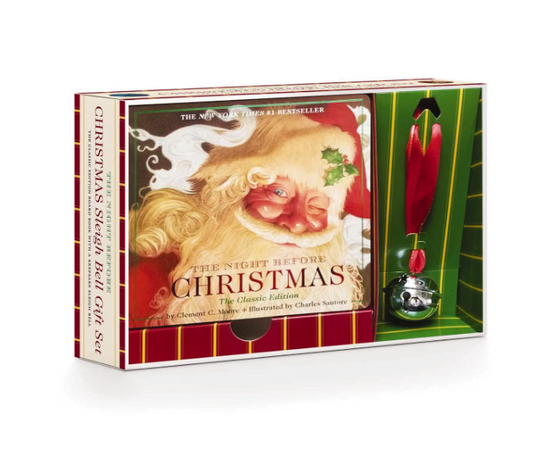 The Night Before Christmas Book+Sleigh Bell Gift Set