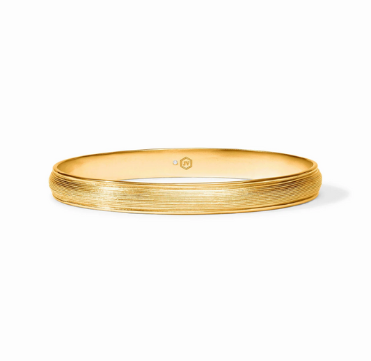 Julie Vos Cobblestone Stacking Bangle- Gold