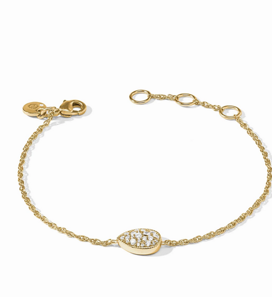 Julie Vos Pave Teardrop Bracelet