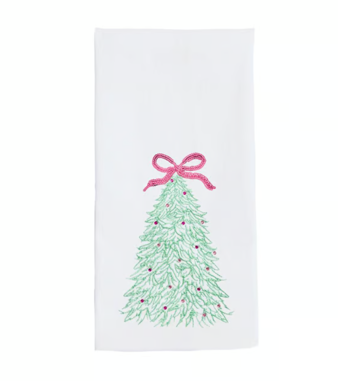 Mary Square Rosy Woodlands Tree Tea Towel