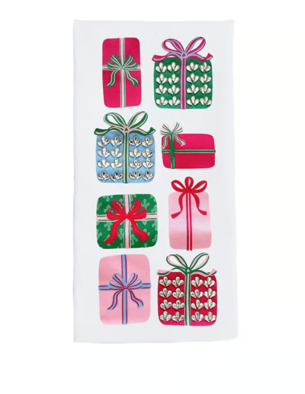 Mary Square Present Tea Towel