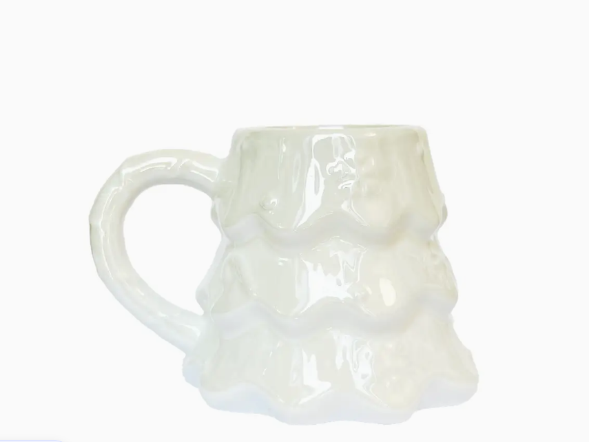 Mary Square Sculpted Tree Mug