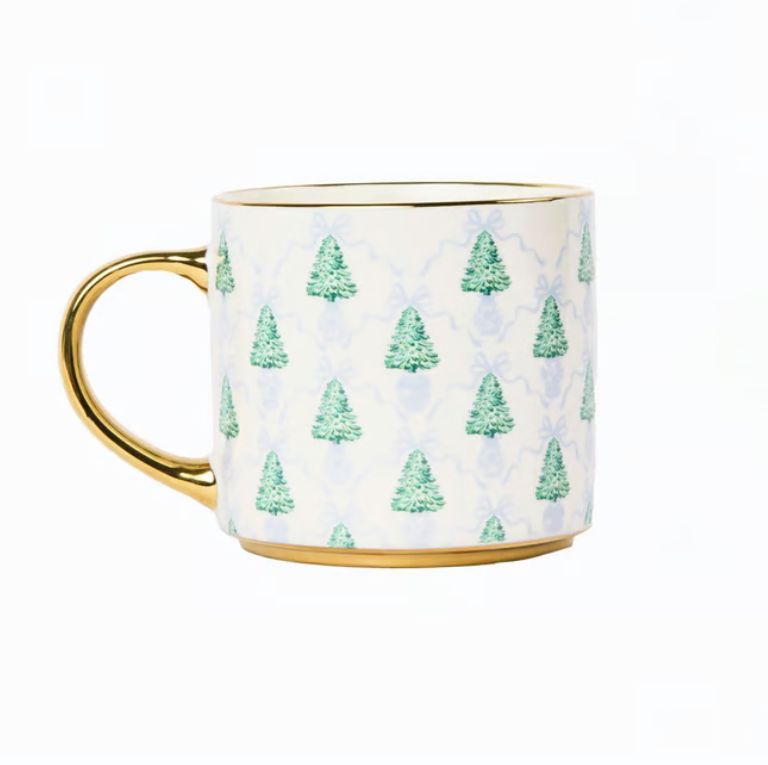 Mary Square Multi Christmas Tree Mug