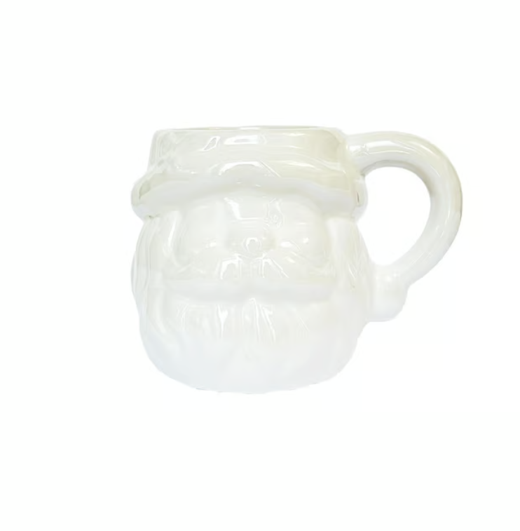 Mary Square Sculpted Santa Mug