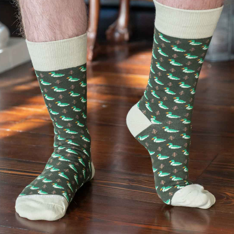 Royal Standard Men's Hunter Green Duck Socks