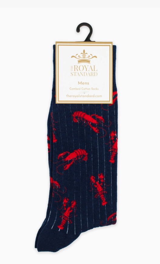 Royal Standard Navy Crawfish Socks
