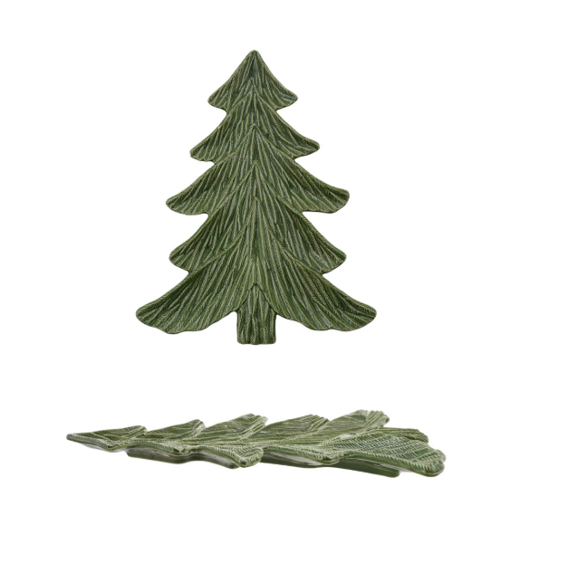 Tree Shaped Ceramic Platter