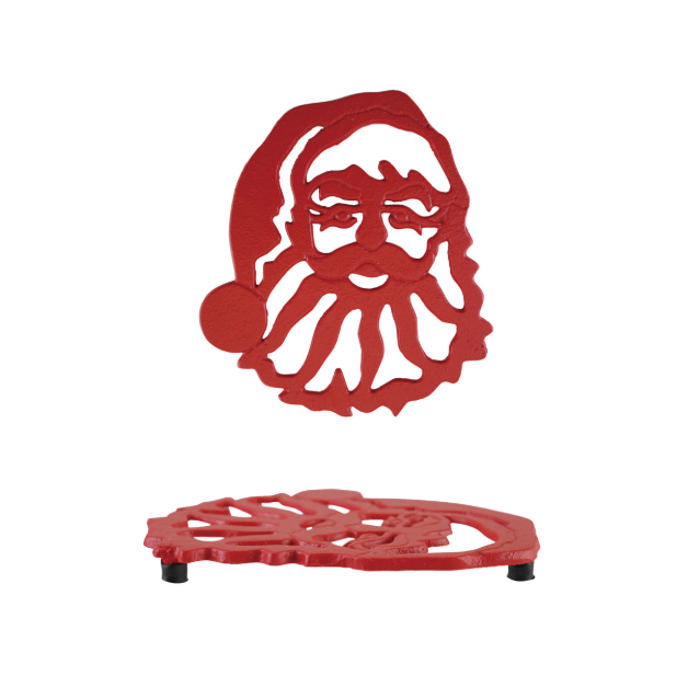 Cast Iron Santa Trivet