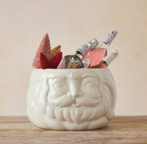 Santa Head Planter