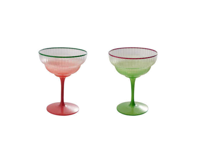 Fluted Stemmed Glasses
