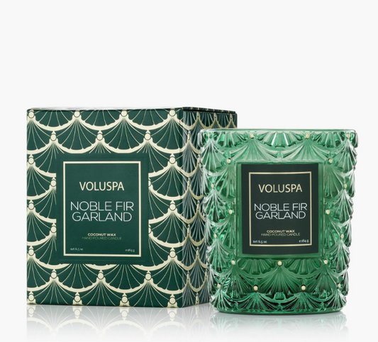 Voluspa Noble Fir Classic Boxed Candle