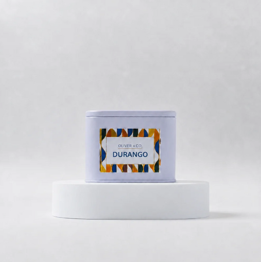 Oliver Co. Durango Tin Candle