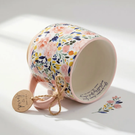 Mug Blooming Joy You Are Seen 18oz