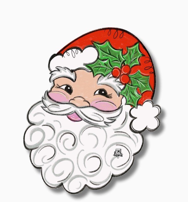 DK Design Santa Wreath Mini