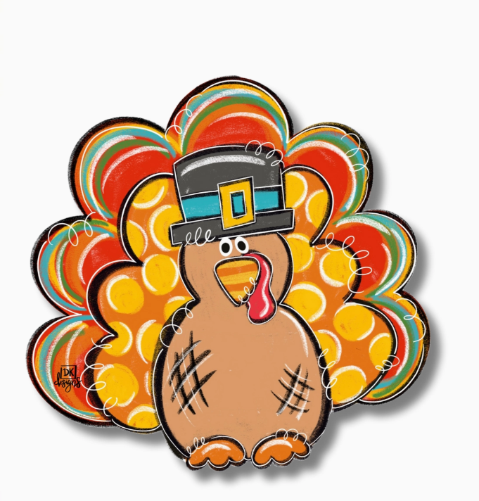 DK Design Turkey Wreath Mini