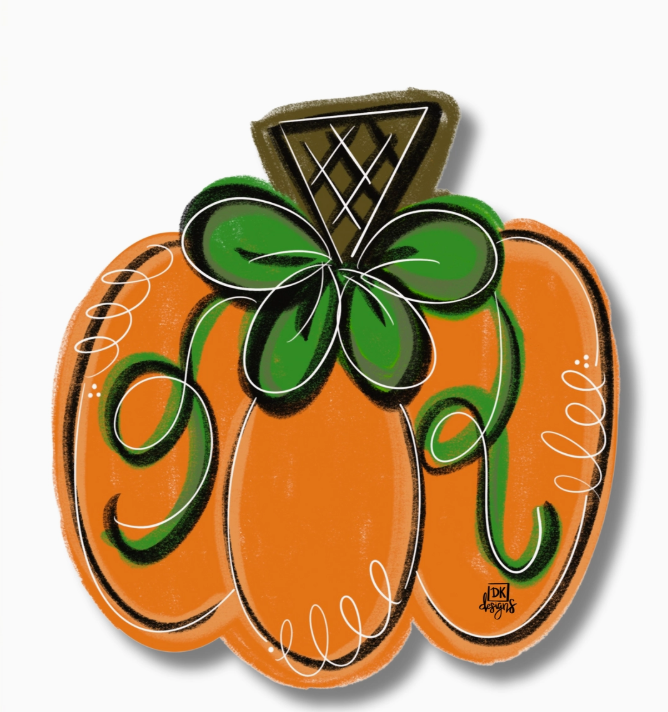 DK Design Pumpkin Wreath Mini